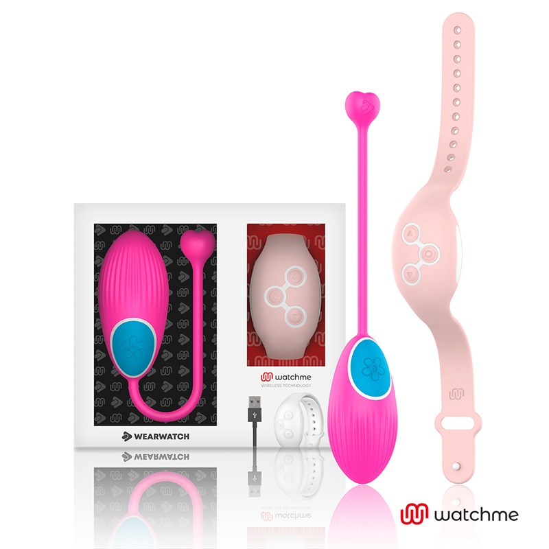 Wearwatch Ovetto Vibrante con Orologio WatchMe Fucsia / Rosa Tenero