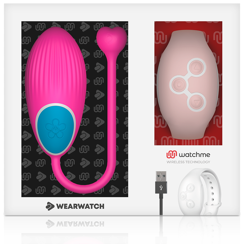 Wearwatch Ovetto Vibrante con Orologio WatchMe Fucsia / Rosa Tenero – immagine 7
