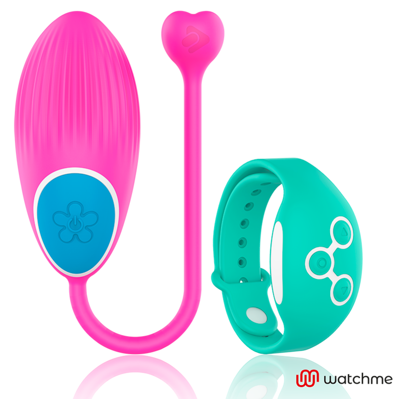 Wearwatch Ovetto Vibrante con Orologio WatchMe Fucsia / Acquamarina – immagine 2