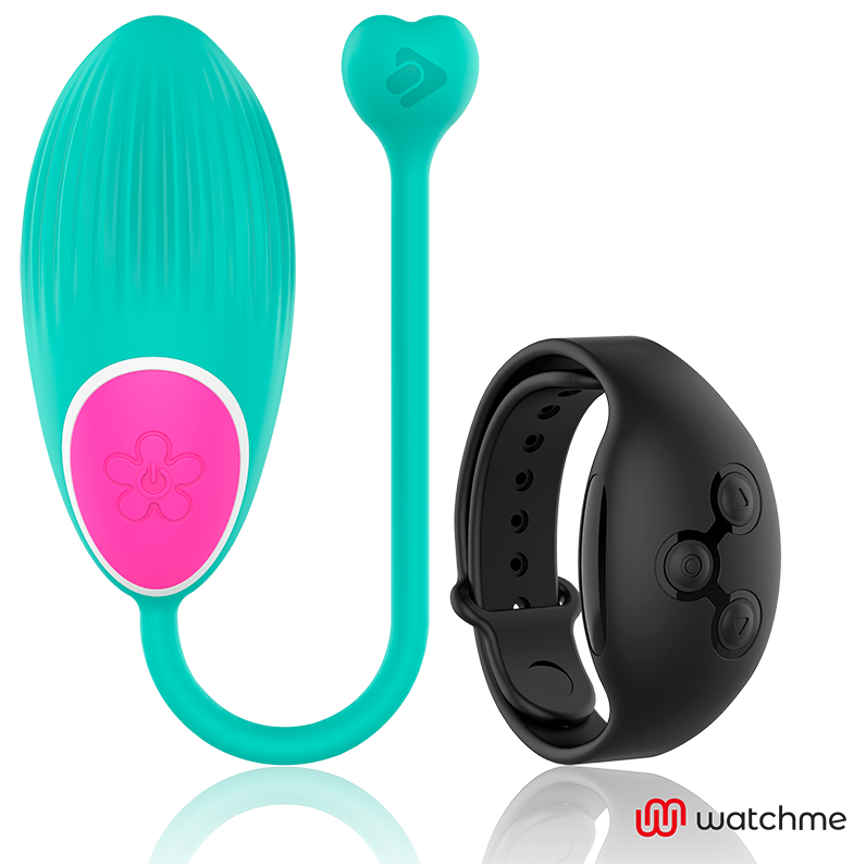 Wearwatch Ovetto Vibrante con Orologio WatchMe Acqua di Mare / Jet Black – immagine 2