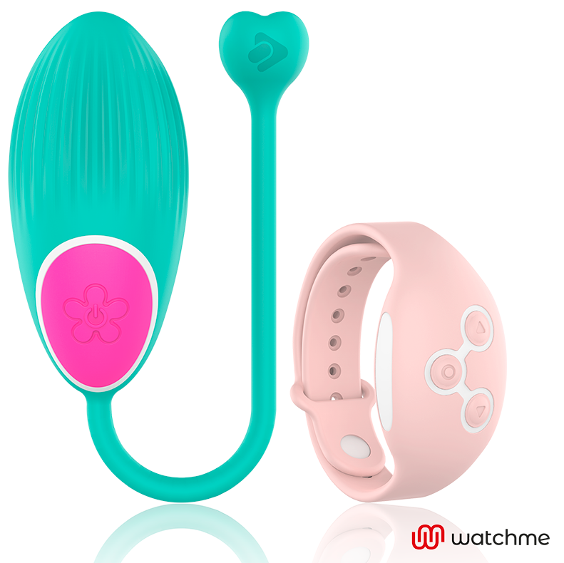 Wearwatch Ovetto Vibrante con Orologio WatchMe Acqua di Mare / Rosa – immagine 2