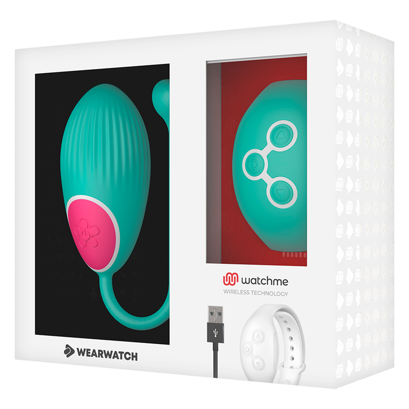 Wearwatch Ovetto Vibrante con Orologio WatchMe Acqua di Mare / Acquamarina – immagine 5