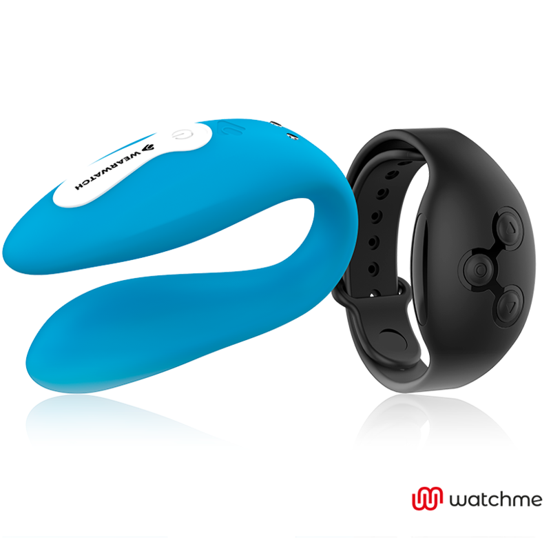 Wearwatch Dual Pleasure Vibratore con Orologio WatchMe Indaco / Jet Black – immagine 2