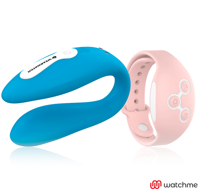 Wearwatch Dual Pleasure Vibratore con Orologio WatchMe Indaco / Rosa – immagine 2