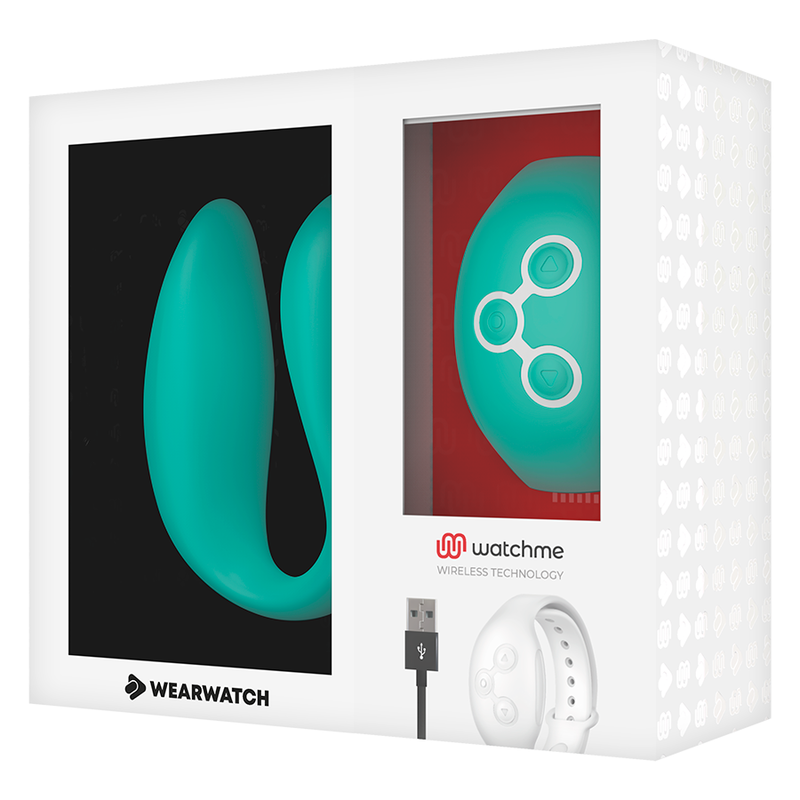 Wearwatch Dual Pleasure Vibratore con Orologio WatchMe Verde Chiaro – immagine 5