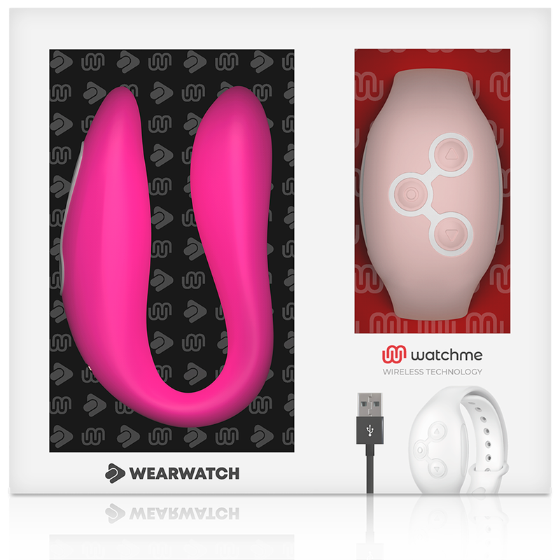 Wearwatch Dual Pleasure Vibratore con Orologio WatchMe Fucsia / Rosa – immagine 6