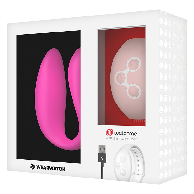 Wearwatch Dual Pleasure Vibratore con Orologio WatchMe Fucsia / Rosa – immagine 7