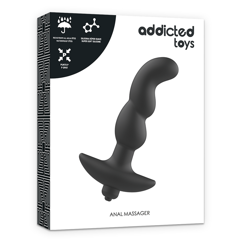 Addicted Toys Massaggiatore Anale Vibrante Modello 3 Nero – immagine 5