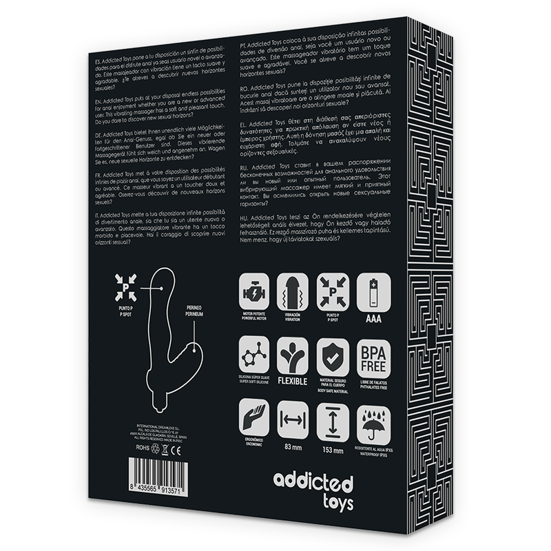 Addicted Toys P-Spot Vibe Stimolatore Prostatico in Silicone – immagine 7